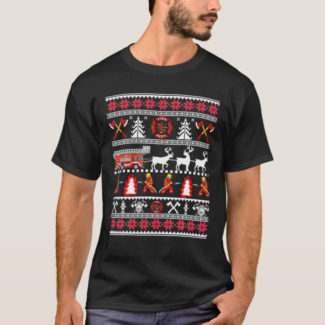 Camiseta Bombeiro Feio de Natal (Frente)
