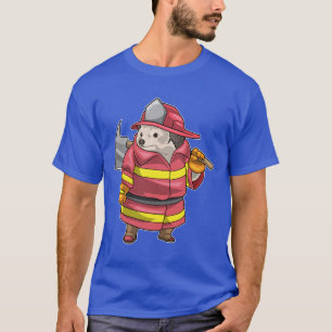 Camiseta Bombeiro Hedgehog Ax Fire