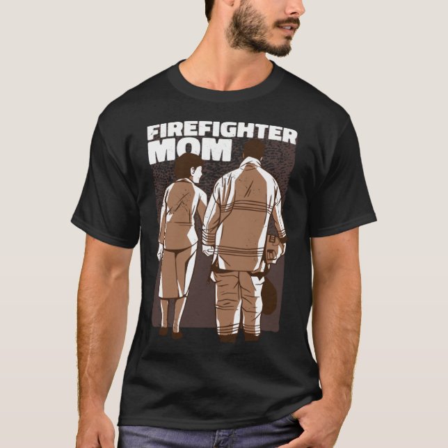 Camiseta Bombeiro Mãe (Frente)