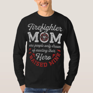 Camiseta Bombeiro Mãe Bombeiro Mães Orgulhosa