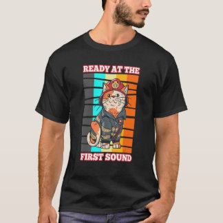 Camiseta Bombeiro Mangueira de Incêndio Machado Caminhão de