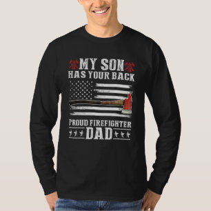 Camiseta Bombeiro Meu Filho Tem Seu Orgulhoso Pai Bombeiro