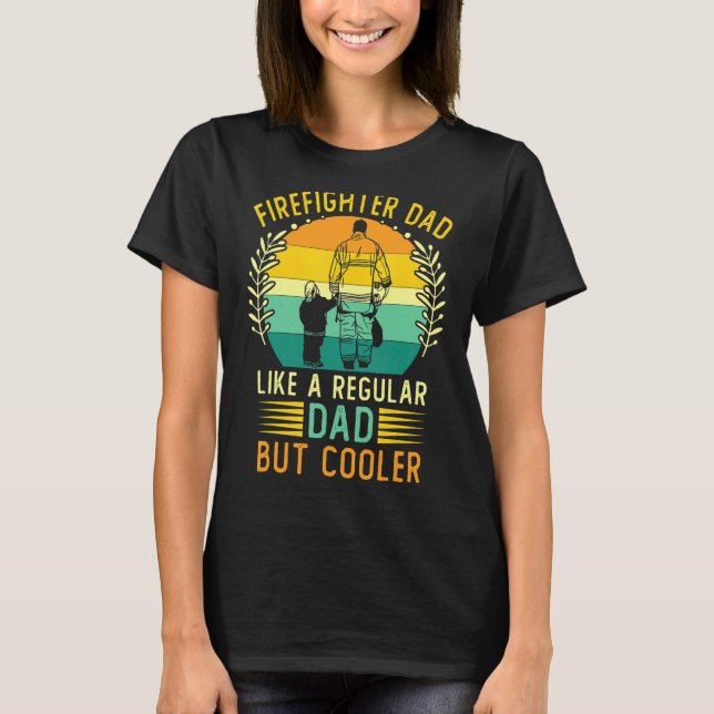 Camiseta Bombeiro Pai do Vintage (Frente)