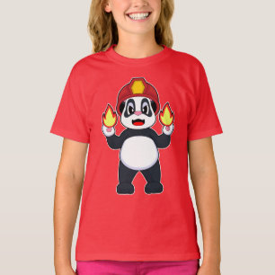 Camiseta Bombeiro Panda