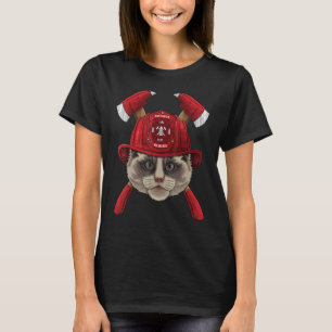 Camiseta Bombeiro Ragdoll Bombeiros Meninos Crianças Resgat