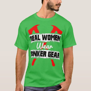 Camiseta Bombeiro Real Mulheres Vestem Coquetel Gear