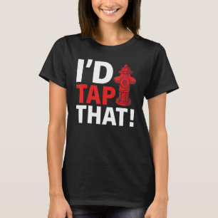 Camiseta Bombeiro Resgate a Incêndio Eu Golpearia Isso