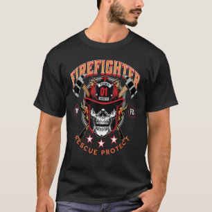 Camiseta Bombeiro Salvador Protege Voluntário Bombeiro