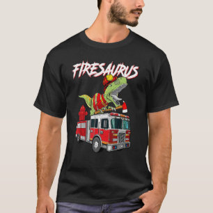 Camiseta Bombeiro Saurus Firesaurus Rex Fireman
