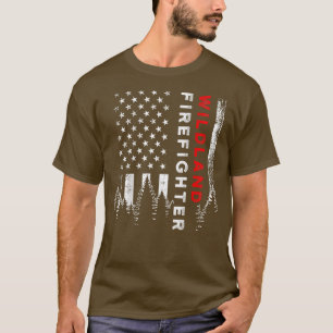Camiseta Bombeiro Wildland Bombeiros dos Estados Unidos