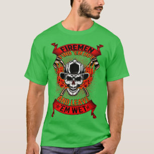 Camiseta Bombeiros acham que eu tenho uma licença quente e 