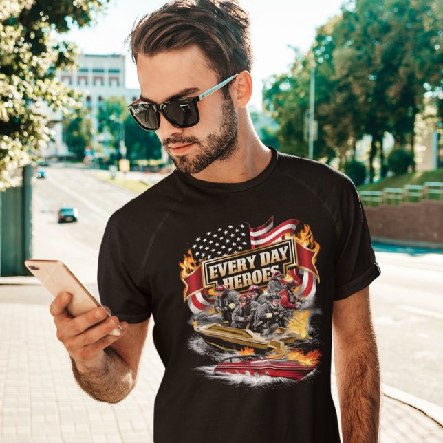 Camiseta Bombeiros Batendo Barco Blaze (Criador carregado)