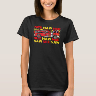 Camiseta Bombeiros De Bombeiro Para Crianças Roupa Nee Naw