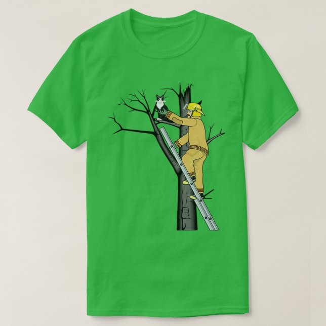 Camiseta Bombeiros de Cat (Frente do Design)