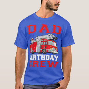 Camiseta Bombeiros de pai de Aniversário