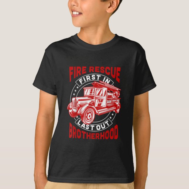Camiseta Bombeiros de última geração (Frente)