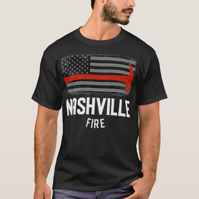 Camiseta Bombeiros do Departamento de Incêndios do Tennesse (Frente)