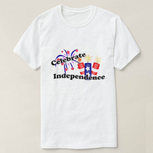 Camiseta Bombeiros do Dia da Independência (Frente do Design)