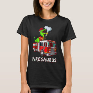Camiseta Bombeiros engraçados, bombeiros dotados de Dinos L