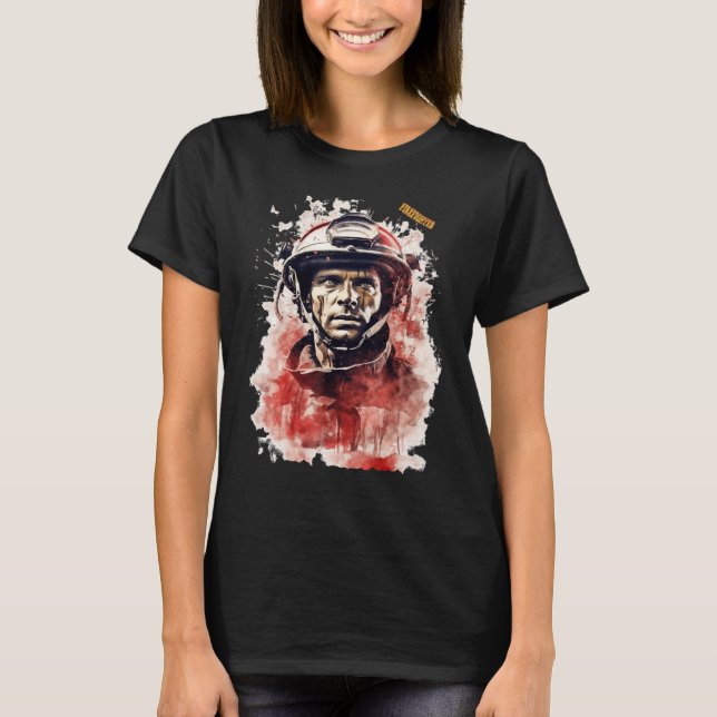 Camiseta Bombeiros, heróis e lendas, N.o 7 (Frente)