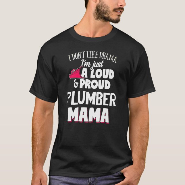 Camiseta Bombeiros Mamãe Loud E Orgulhosa Mamãe (Frente)