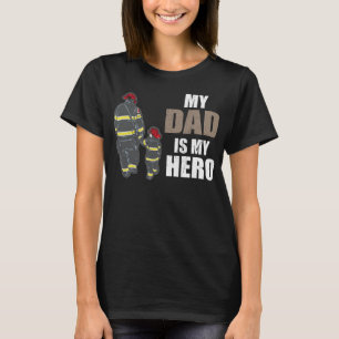 Camiseta Bombeiros Meu Pai é meu salvador de bombeiros