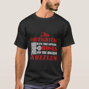 Camiseta Bombeiros Piadas engraçados Maiores Mangueiras Emt