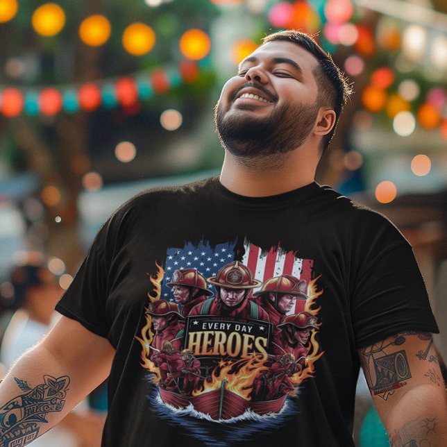 Camiseta Bombeiros que Batem Chamas (Criador carregado)