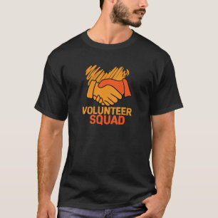Camiseta Bombeiros voluntários na esquadra ajudantes a resg
