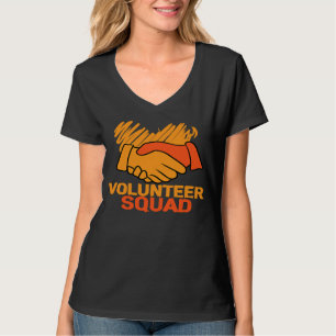 Camiseta Bombeiros voluntários na esquadra ajudantes a resg