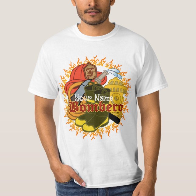 Camiseta Bombero Bombeiro (Frente)