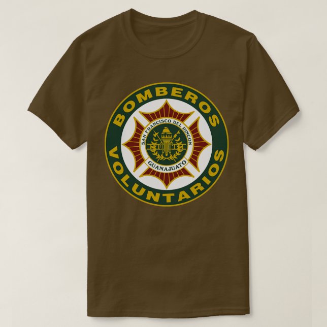 Camiseta Bomberos Voluntarios  (Frente do Design)