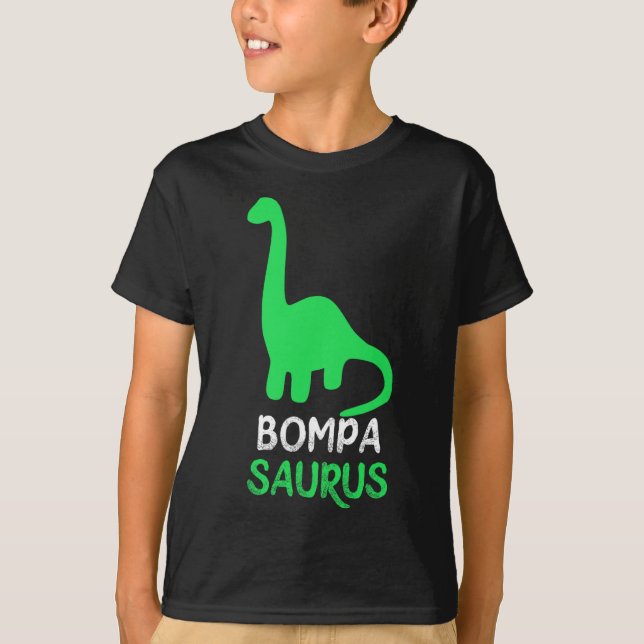 Camiseta Bompa-saurus Dino Dinosaur Fofinho Bompasaurus  (Frente)