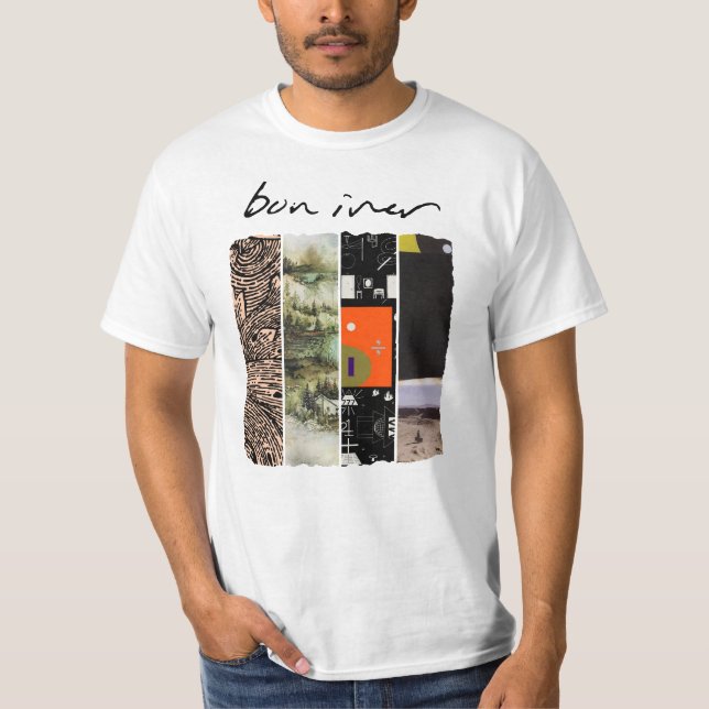Camiseta Bon Iver - Discography (Frente)