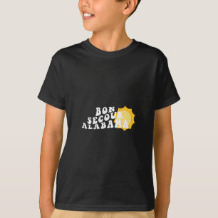 Camiseta Bon Secour Alabama Al Retro Ondulado Lembrança Fér
