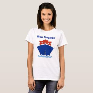 Camiseta Bon Voyage, adicionar texto