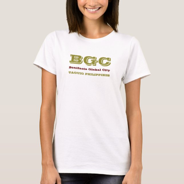 Camiseta Bonafacio Global City BGC Filipinas (Frente)
