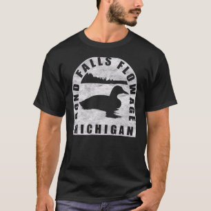 Camiseta Bond Falls Flowage Loon Michigan