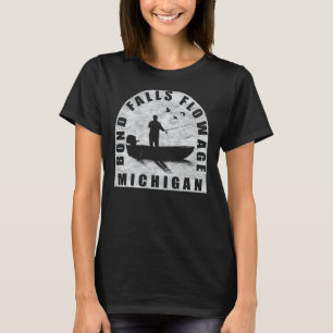 Camiseta Bond Falls Flowage Pesca Michigan