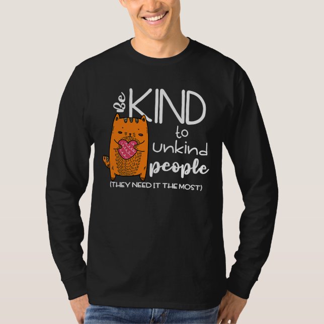 Camiseta Bondade Citação de Vida Gata Gentil (Frente)