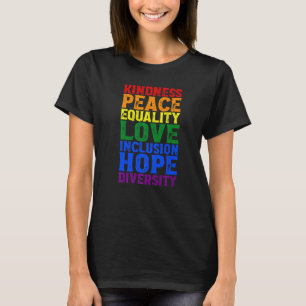 Camiseta Bondade Direitos Humanos Paz Lgbt Gay Lésbica Dire