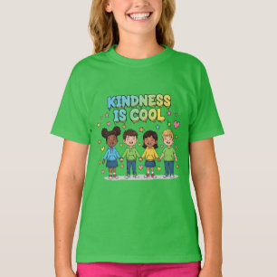 Camiseta Bondade é Legal – Design de Amizade de Crianças Po