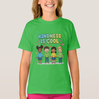 Camiseta Bondade é Legal – Design de Amizade de Crianças Po