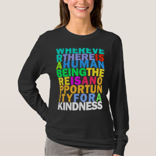 Camiseta Bondade É Tudo O Que O Arco-Íris Estica Citação
