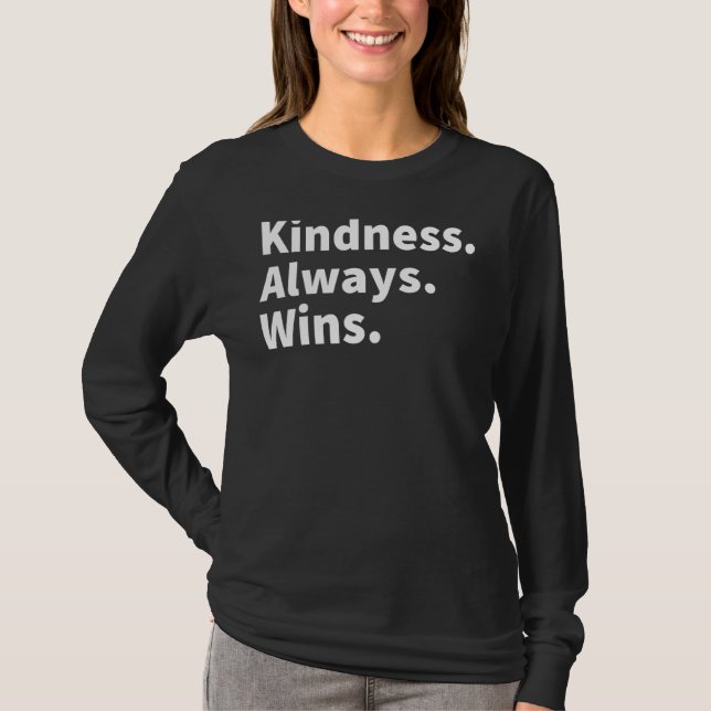 Camiseta Bondade ganha sempre antibullying (Frente)
