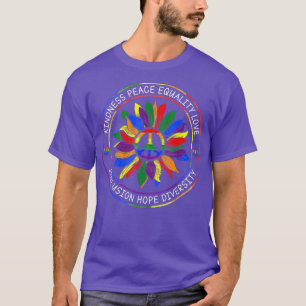 Camiseta Bondade Igualdade Amor LGBT Girassol Bandeira