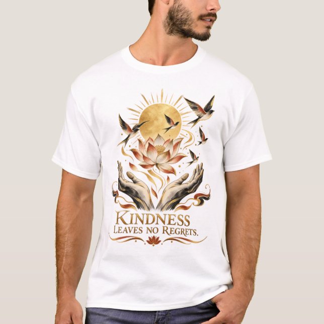 Camiseta Bondade Não Deixa Arrependimentos Dhammapada (Frente)