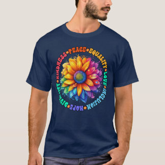Camiseta Bondade Paz Igualdade Amor Esperança Diversidade H