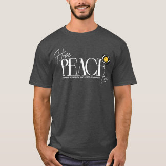 Camiseta Bondade Paz Igualdade Amor Esperança Diversidade H