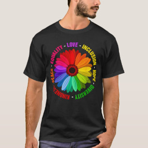 Camiseta Bondade Paz Igualdade Amor Esperança Diversidade H